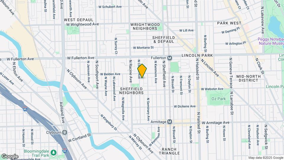 2235 N Clifton Ave Map and Location Details