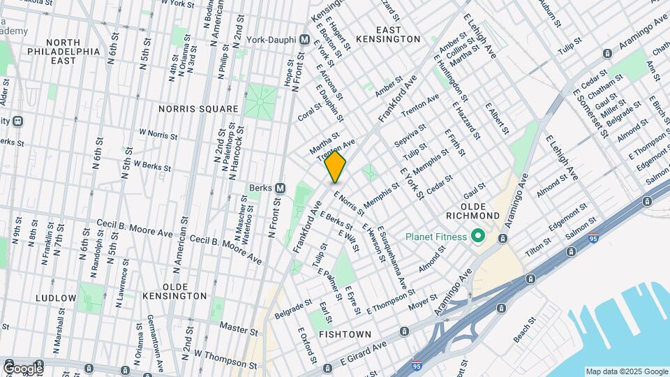 2001 E Norris St Mapa y Detalles de la Ubicación