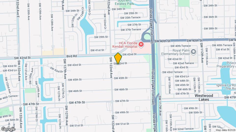 12040 SW 43rd St Map and Location Details