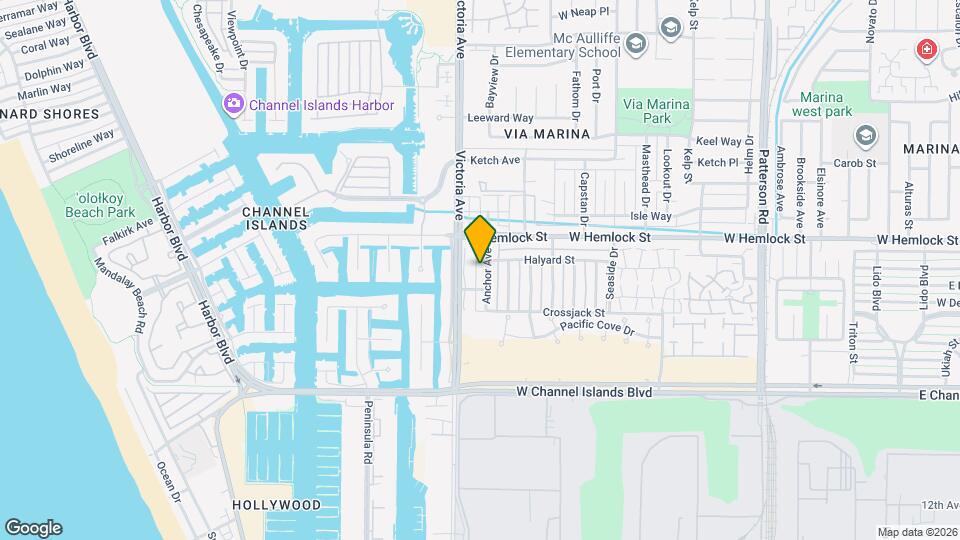 2631 Anchor Ave Mapa y Detalles de la Ubicación