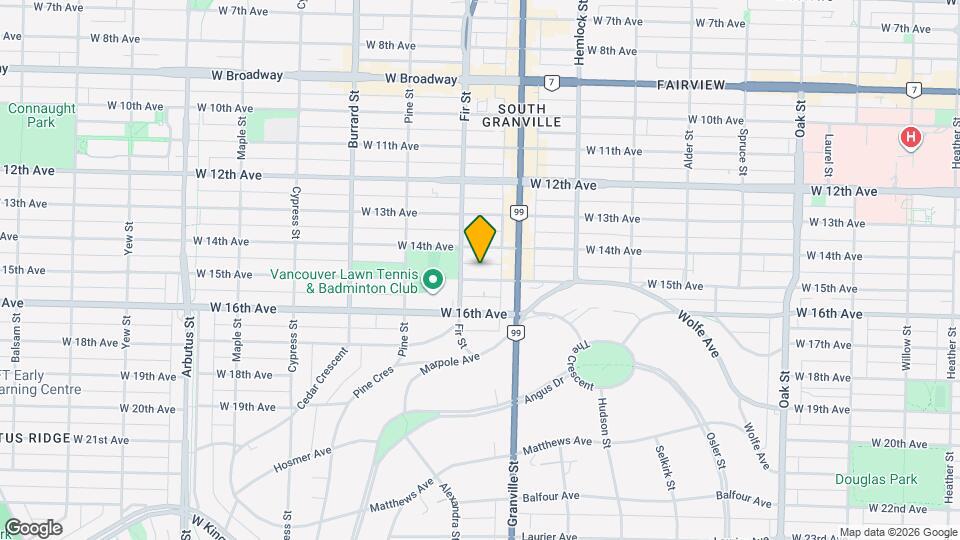 1575 W 15th Ave Map and Location Details