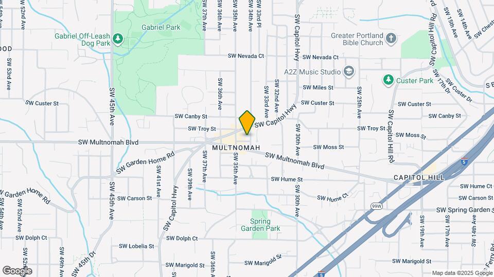 3417 SW Moss St Map and Location Details