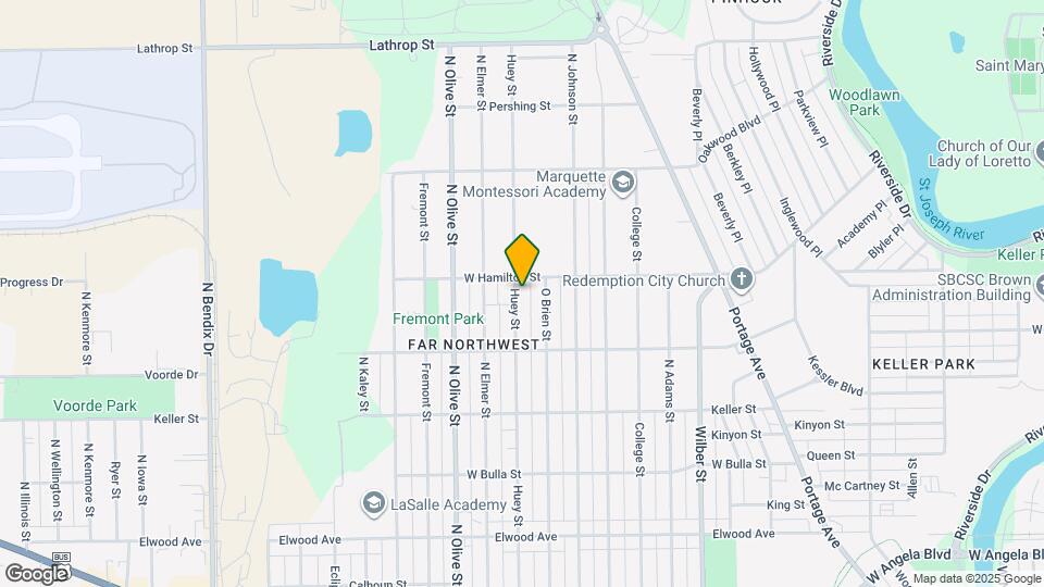 1860 Huey St Map and Location Details