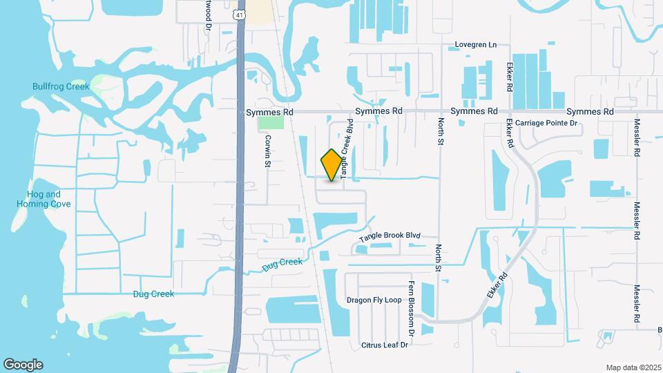 7314 Tangle Bend Dr Map and Location Details
