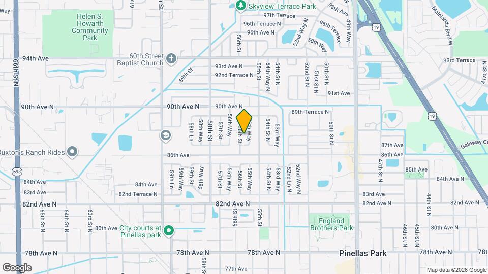 8765 56th St Map and Location Details