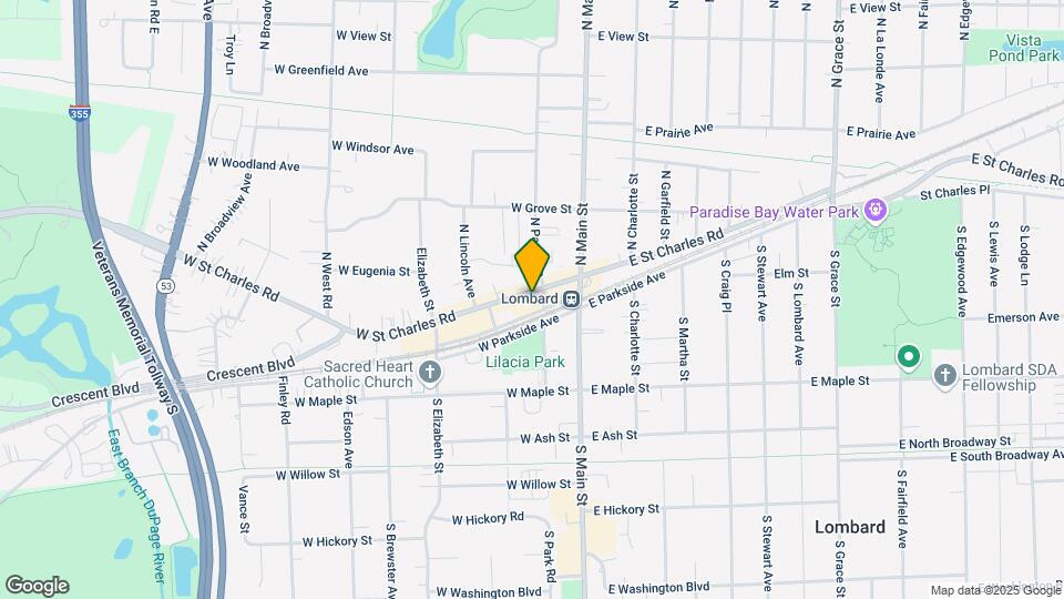 105 W St. Charles Rd Map and Location Details