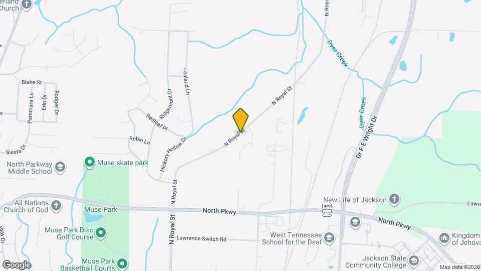 1962 N Royal St Map and Location Details