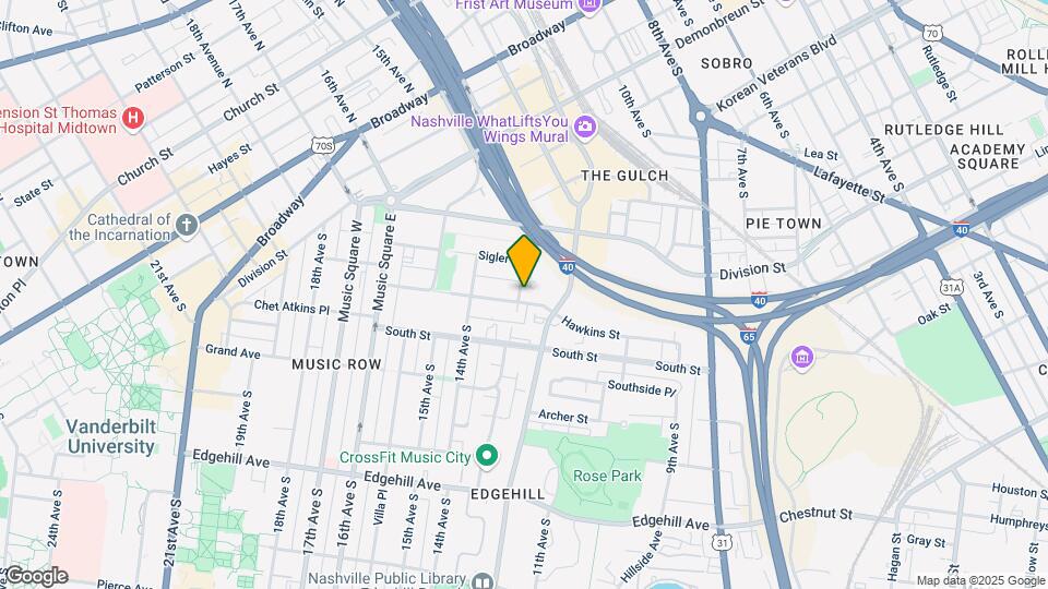 1212 Hawkins St Mapa y Detalles de la Ubicación