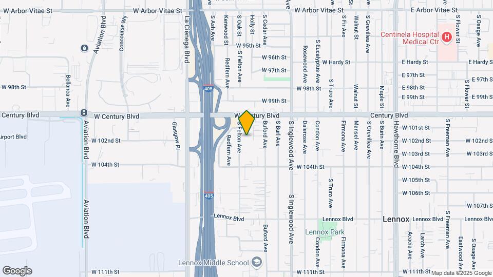 Century Palms Apartments Map and Location Details
