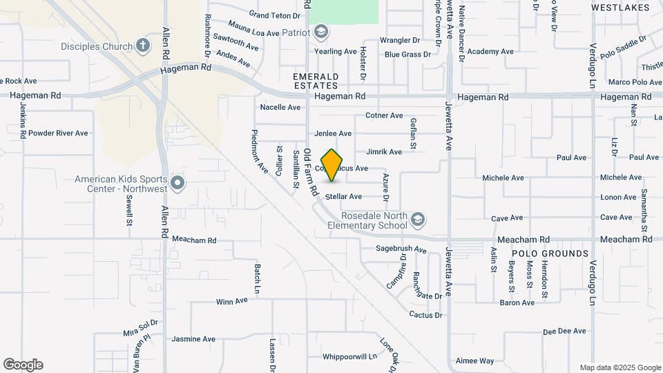 11919 Stratosphere Ave Map and Location Details