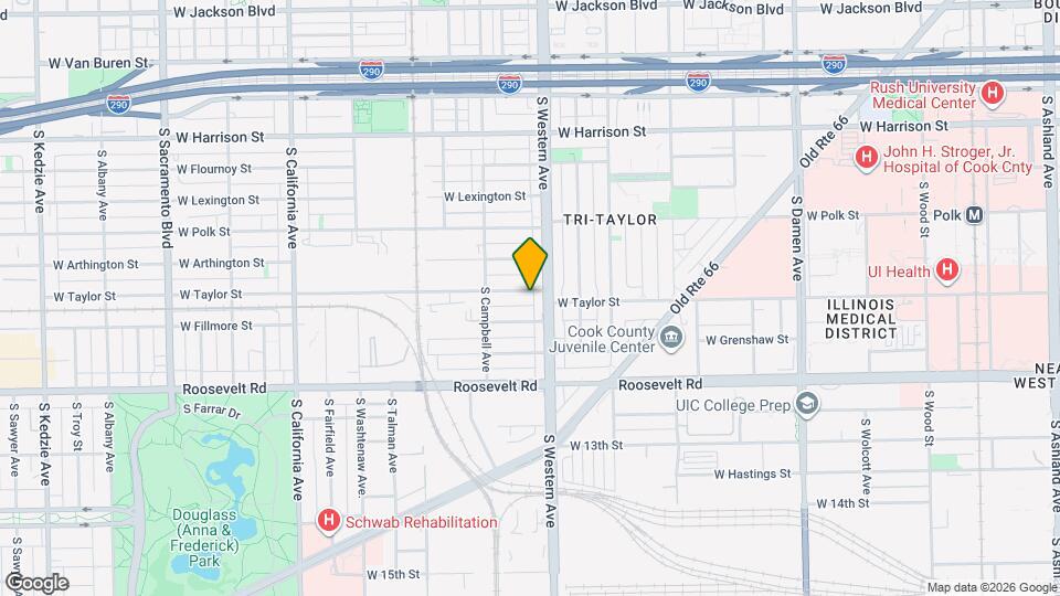 2413 W Taylor St, Unit 2 Map and Location Details