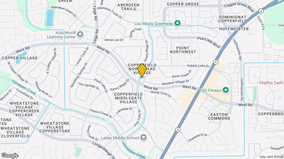 15662 Pebble Lake Dr Map and Location Details