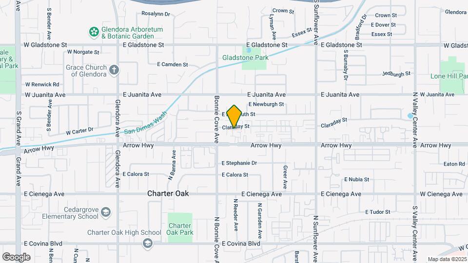 528 Claraday St Map and Location Details