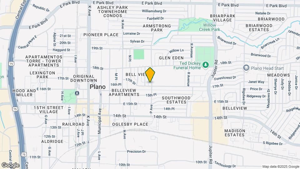 1701 P Ave Map and Location Details