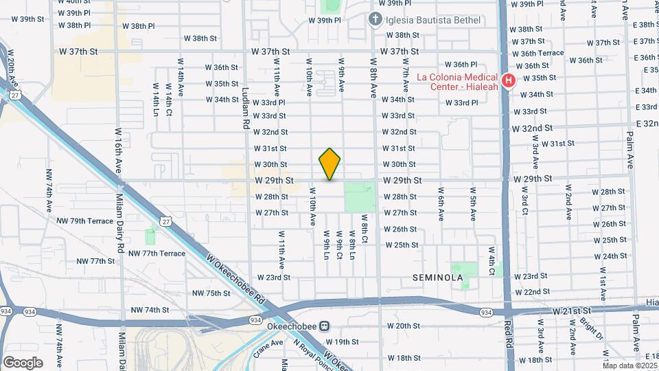 960 W 29th St Map and Location Details