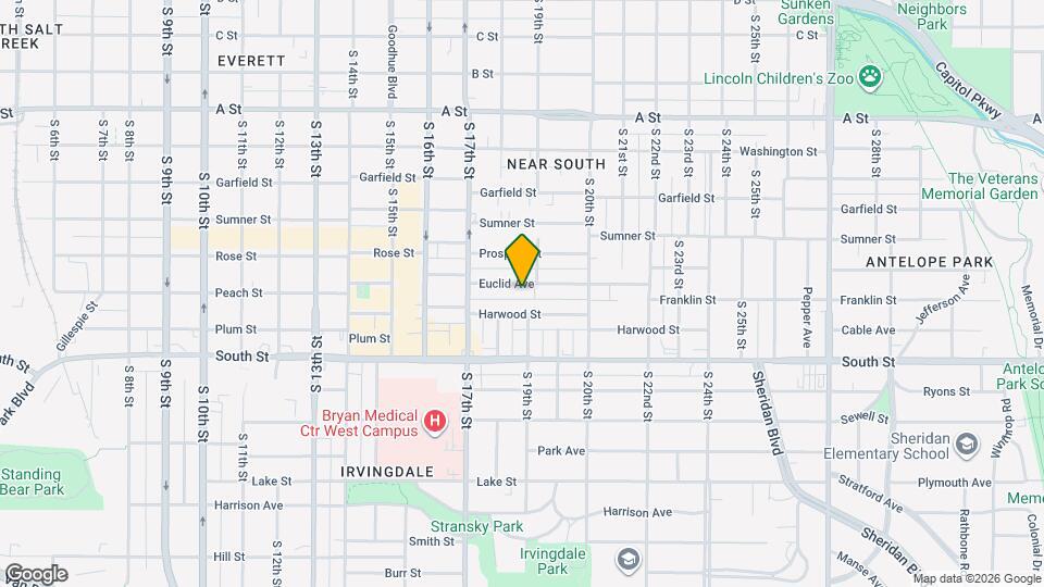 1823 Euclid Ave, Unit Unit 2 Map and Location Details