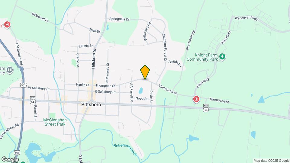 420 Thompson St Map and Location Details