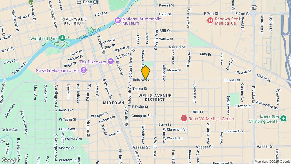 412 Roberts St Map and Location Details