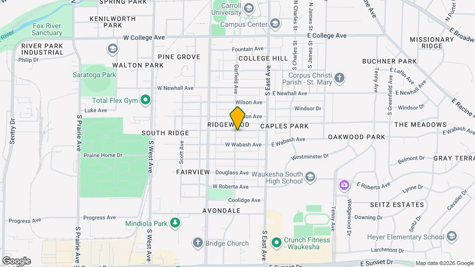 601 Garfield Ave Map and Location Details