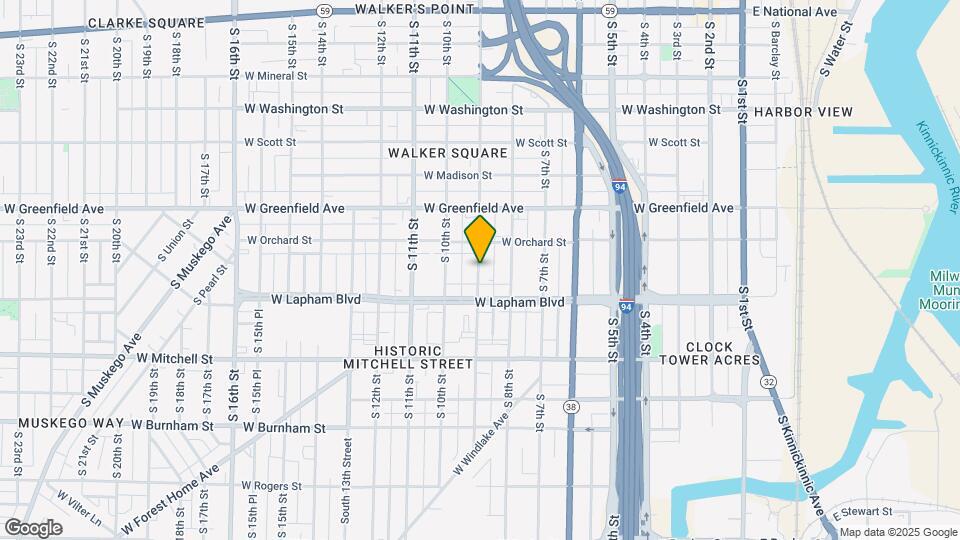 1542 S 9th St Map and Location Details