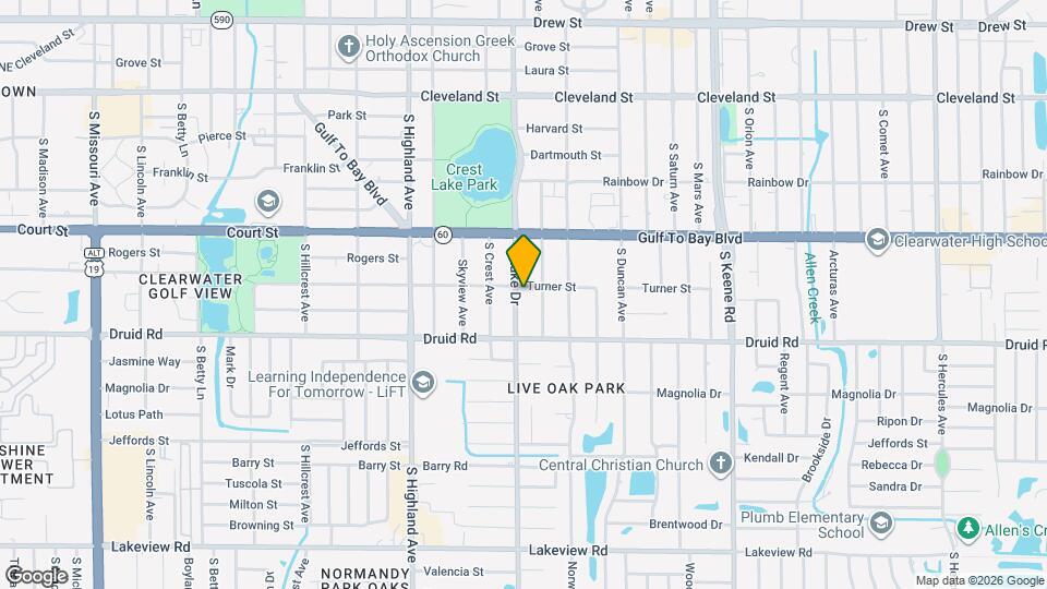 1601 Turner St Map and Location Details