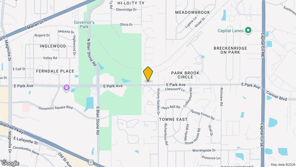 2008 E Park Ave Mapa y Detalles de la Ubicación