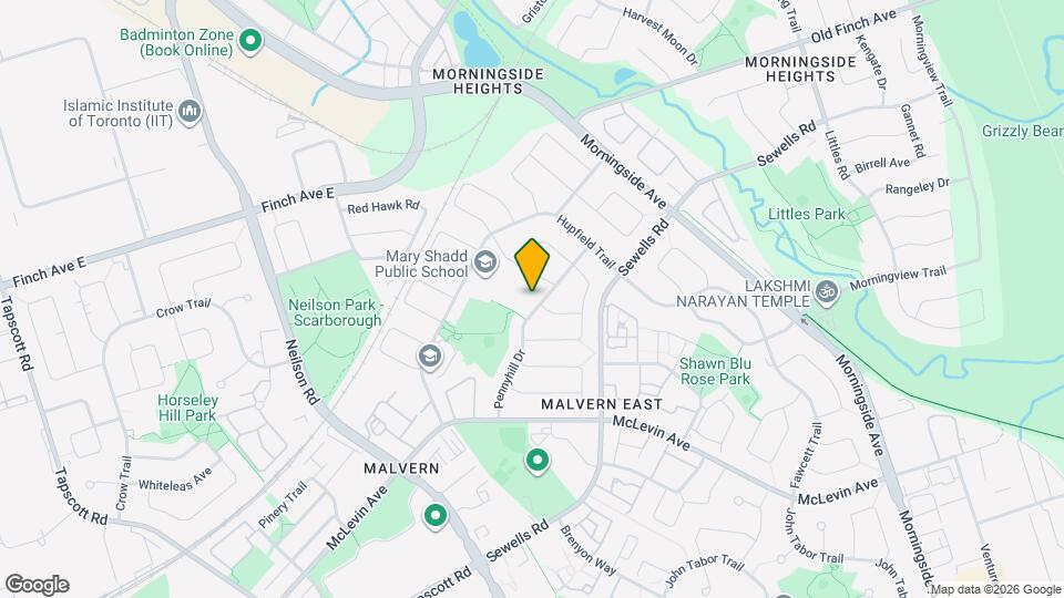 108 Pennyhill Dr Map and Location Details