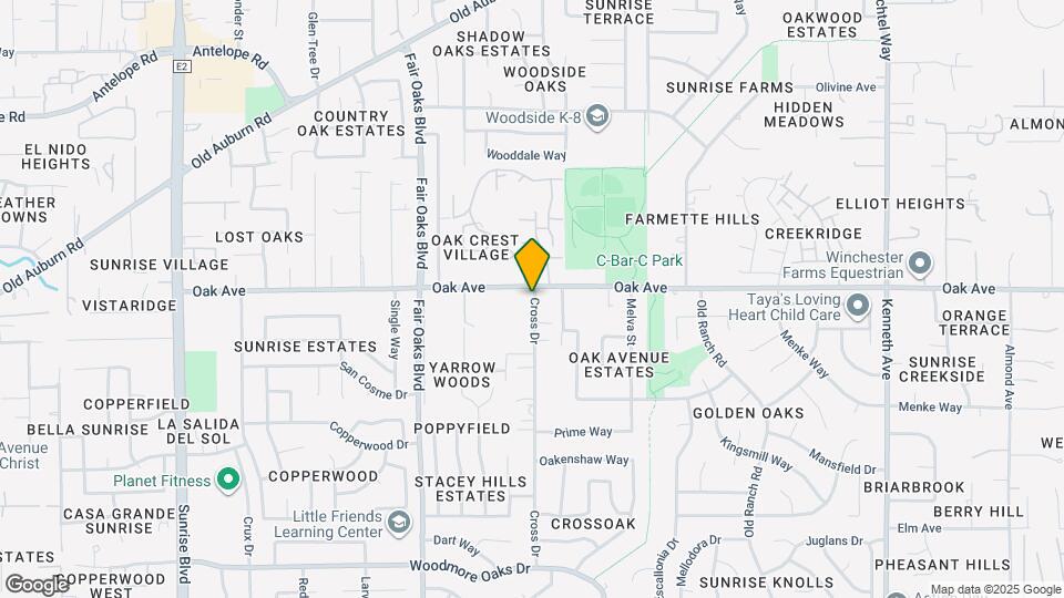 7347 Cross Dr Map and Location Details