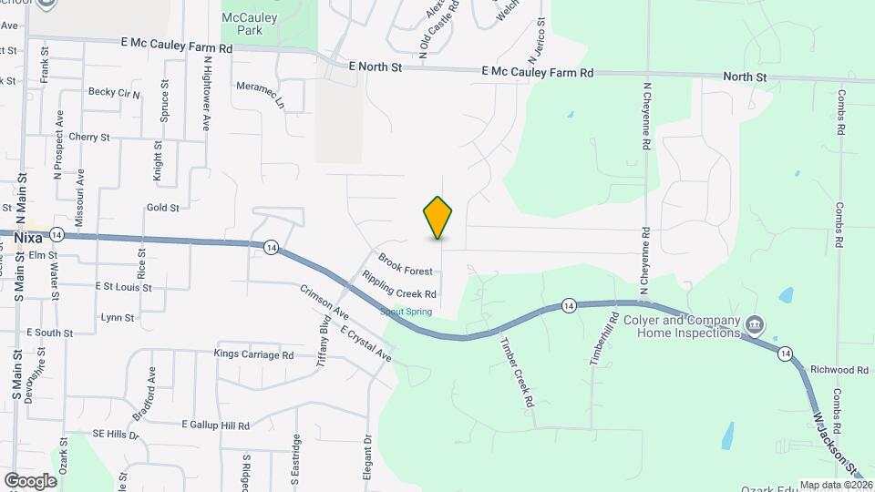111 N Peach Brook Map and Location Details