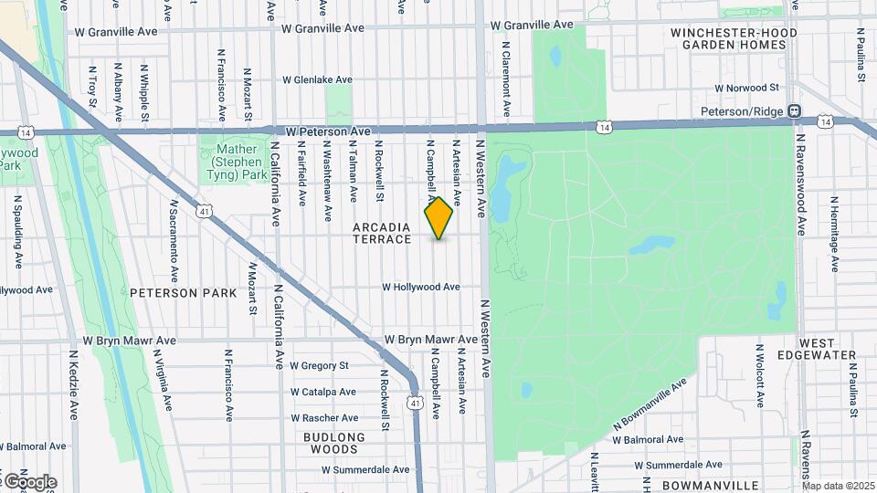 5749 N Campbell Ave Mapa y Detalles de la Ubicación