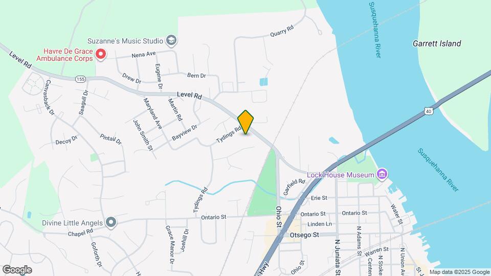 839 Tydings Rd Map and Location Details