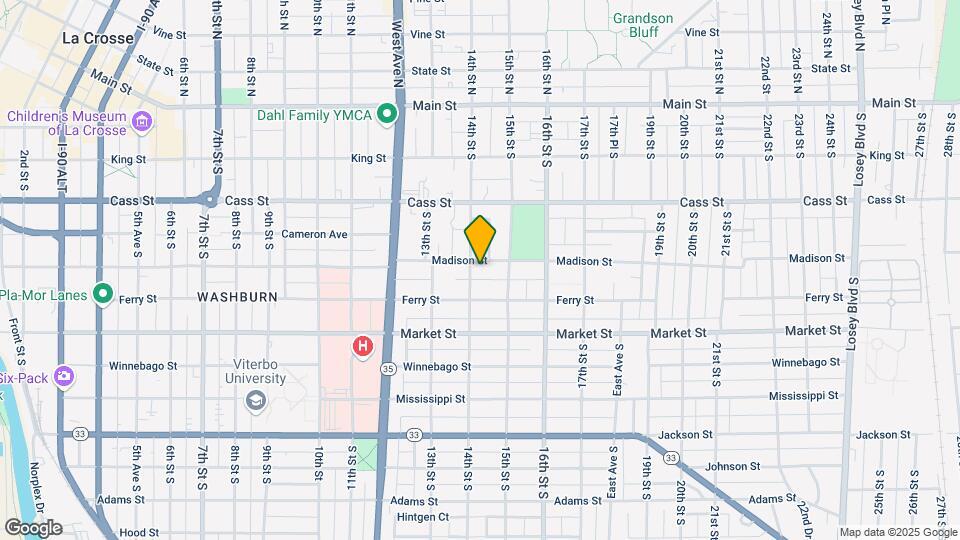 1408 Madison St Map and Location Details