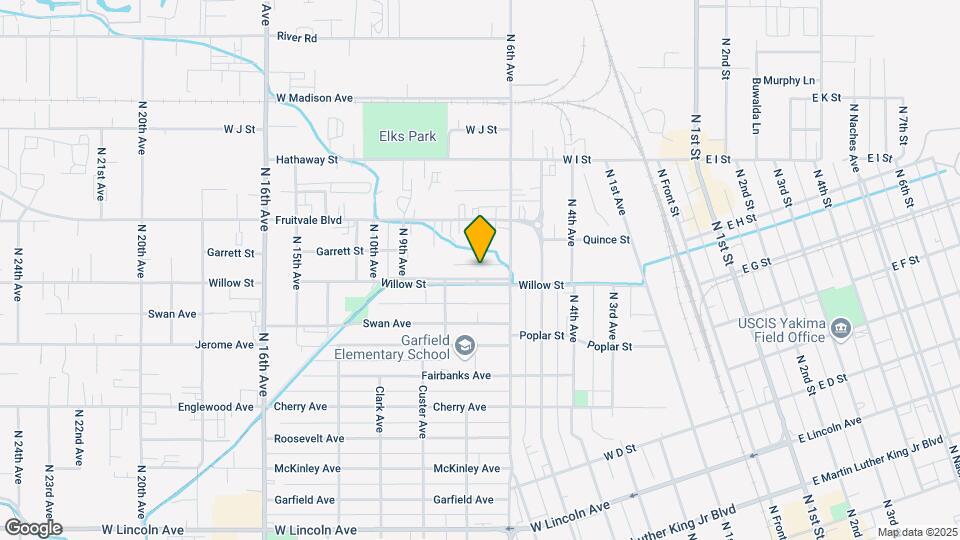 1111 Willow St, Unit 1 Map and Location Details