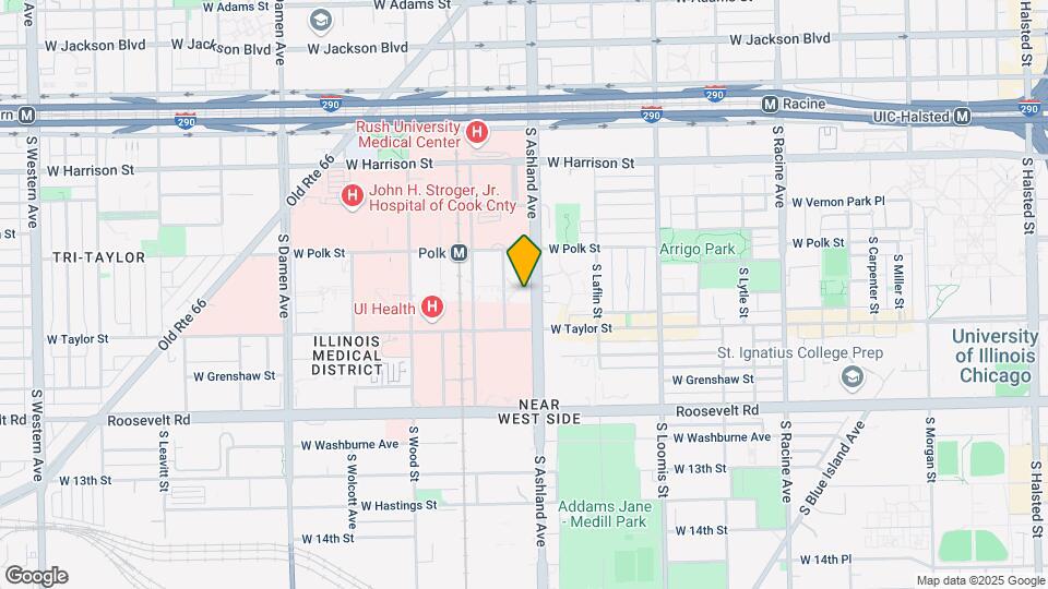 904 S Ashland Ave Map and Location Details
