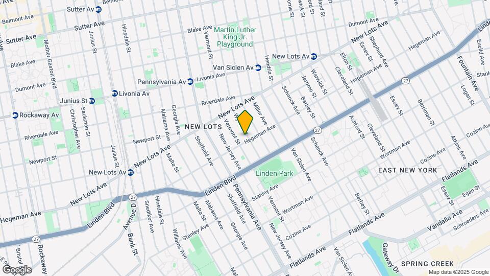 605 Hegeman Ave Map and Location Details