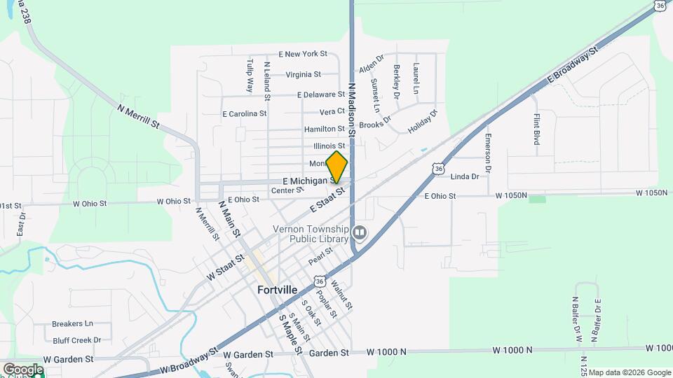 515 E Staat St Map and Location Details