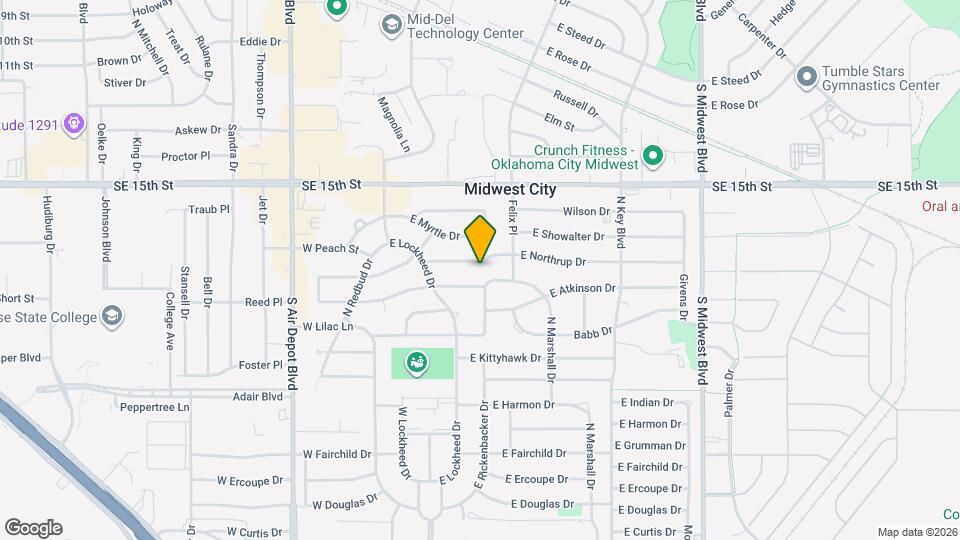 124 E Northrup Dr Map and Location Details