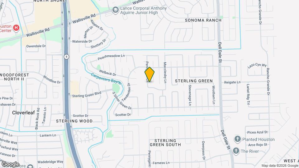 1418 Pennygent Ln Map and Location Details