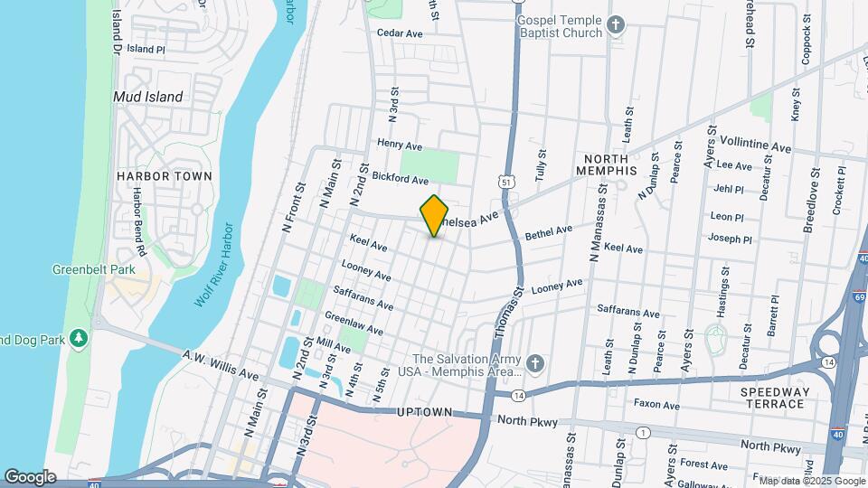 712 N 5th St Map and Location Details