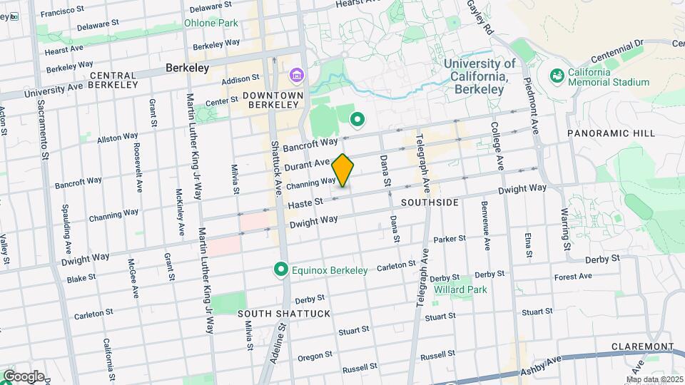 2235 Haste St Mapa y Detalles de la Ubicación