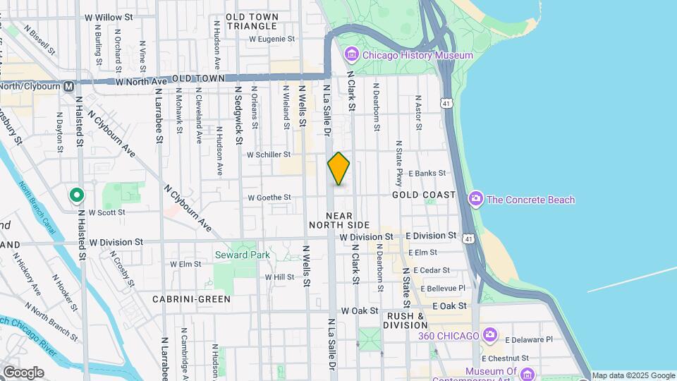 1301 N LaSalle St Mapa y Detalles de la Ubicación