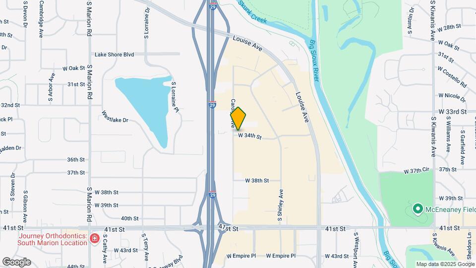 4502 W 34th St N Map and Location Details