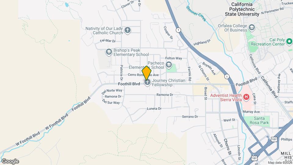 316 E Foothill Blvd Map and Location Details
