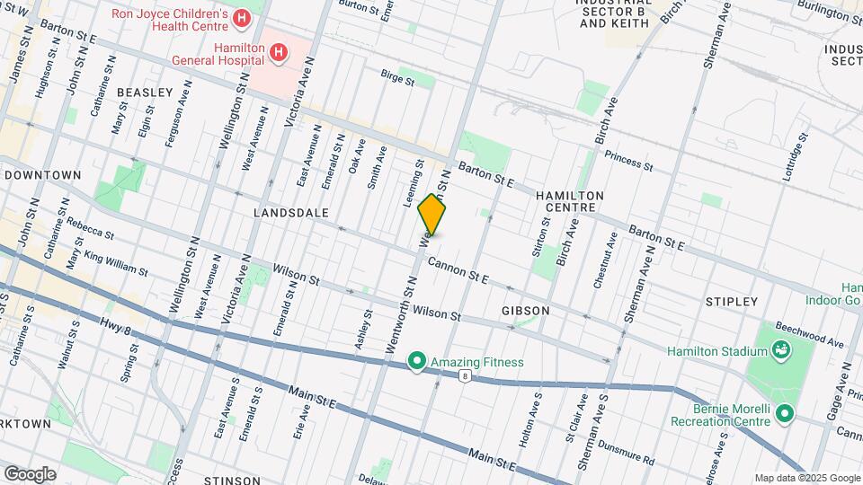 128 Wentworth St N Map and Location Details