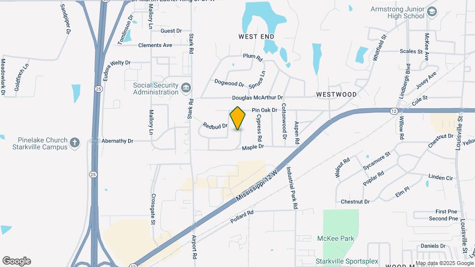 709 Ponderosa Dr Map and Location Details