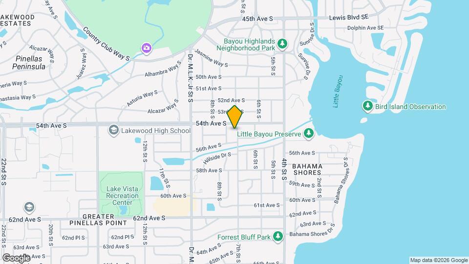 5461 7th St S Map and Location Details