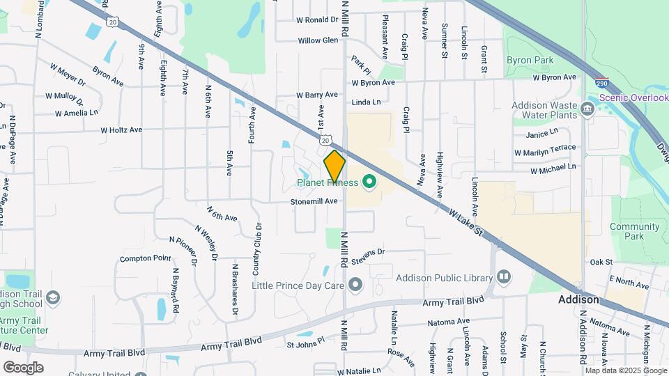 520 N Mill Rd Map and Location Details