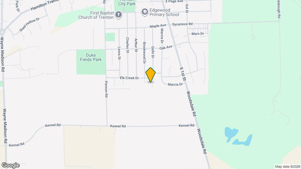 939 Delhi Dr Map and Location Details