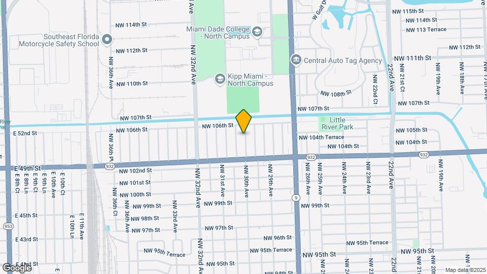 10520 NW 30th Ave Map and Location Details