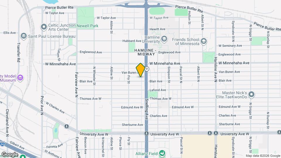 1595 Blair Ave Map and Location Details